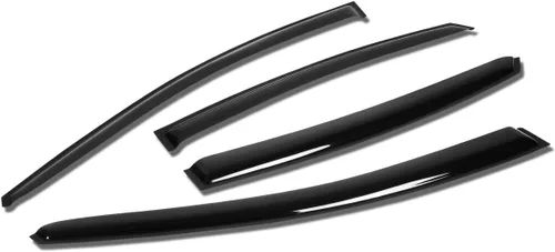 Miniatura 14 de Visor protector deflector de lluvia autoadhesivo para vidrio para Hyunday Sonata NF, 4 unidades, uno por puerta