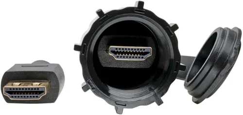 Miniatura 5 de Tripp Lite Cable HDMI de alta velocidad con conector IP67 protegido (M/HDMI industrial, Ethernet, 4K, 12 pies (P569-012-IND)