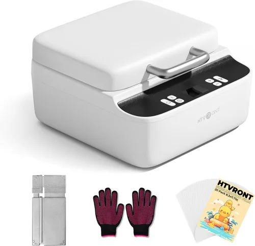 Miniatura 13 de HTVRONT Máquina de prensa de calor para funda de teléfono compatible con iPhone y Android, prensa de calor al vacío H17 para fundas de teléfono