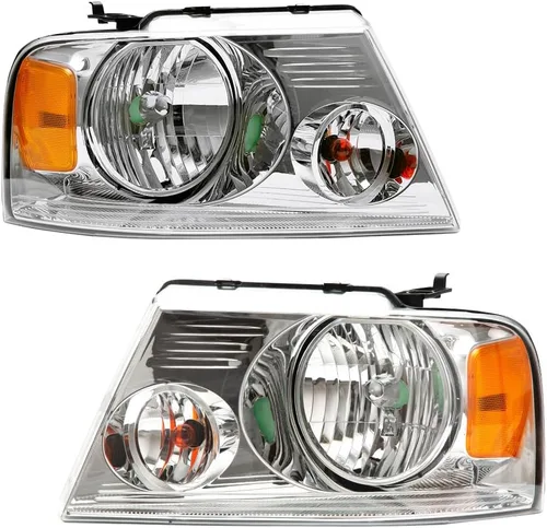 Miniatura 49 de CNNELL Conjunto de faros delanteros compatible con Ford F150 Pickup 2004-2008/Lincoln Mark LT 2006-2008