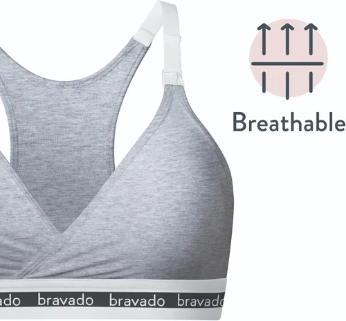 Miniatura 2 de BRAVADO! DESIGNS Women's Original Nursing Bra, Regular Full Extended Cups Maternity Bra for Breastfeeding