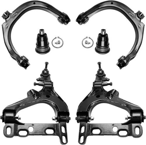 Miniatura 94 de Detroit Axle - Kit de brazos de control de extremo delantero 4WD para Ford 04-08 F-150, 06-08 Lincoln Mark LT, 4 extremos de barra de acoplamiento