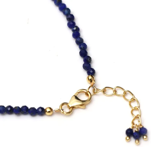 Miniatura 4 de Pulsera ajustable de plata esterlina 925 con cuentas completas para mujer, cuentas de piedras preciosas naturales, pulsera delicada, regalo