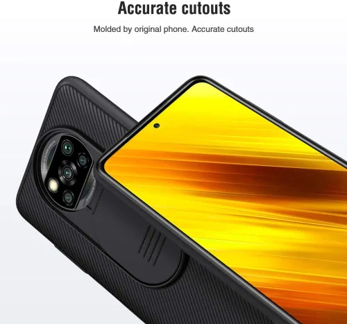 Miniatura 6 de Funda para Xiaomi Poco X3 NFC, CamShield Pro Slim Funda protectora con protector de cámara PC duro y TPU Ultra Thin Anti-arañazos Funda para xiaomi