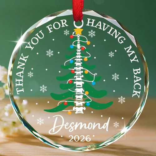 Miniatura 16 de Un médico verdaderamente asombroso es difícil de encontrar Adornos de vidrio, Adorno de Navidad personalizado de agradecimiento al médico 2025