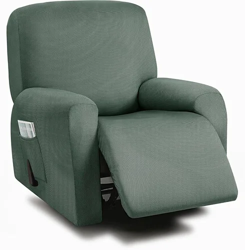 Miniatura 44 de ULTICOR Fundas para Sofá Reclinable de 8 Piezas, Fundas Elásticas de Hilo Teñido para Sofá Reclinable de 3 Cojines, Fundas Deslizables para Sofá