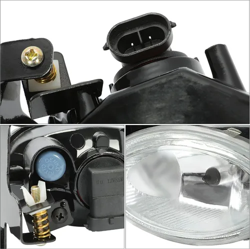 Miniatura 7 de HECASA - Luces antiniebla compatibles con Honda Civic Coupe y Civic Si 2006-2008, lámparas antiniebla delanteras para parachoques con interruptor