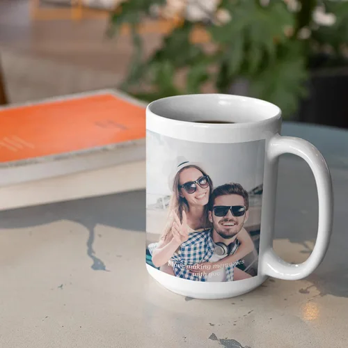 Miniatura 3 de Tazas de café con foto personalizada, 15 oz. con imagen, texto, nombre en tazas de café, regalos personalizados, taza personalizada de cerámica