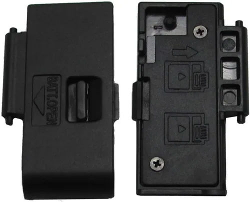 Miniatura 2 de (2 piezas) Cubierta de la puerta de la batería Reemplazo de la tapa de reparación de la tapa para Canon EOS 600D EOS Rebel T3i DSLR Cámara digital
