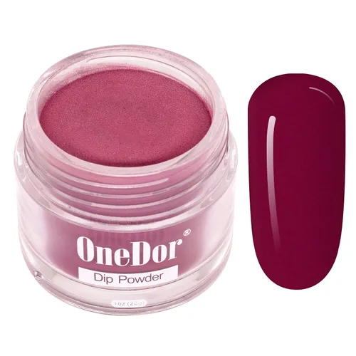 OneDor - Polvo para uñas, polvo para inmersión de uñas, sistema de pigmentos de color acrílico, 1 onza