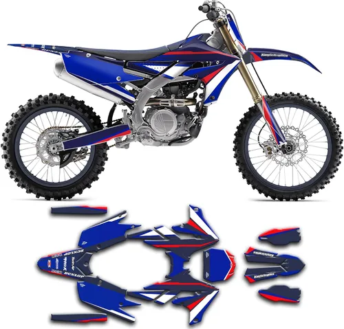 Miniatura 9 de juego de calcomanías para YZF250 YZ250F 2019 2020 2021 2022 2023, YMYZF25194518N001-KO