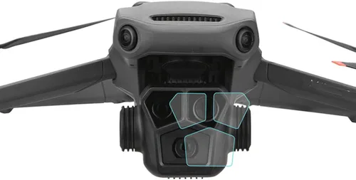 Miniatura 7 de Juego de 2 protectores de pantalla de lente para DJI Mavic 3 Pro Drone 9H de dureza de vidrio templado, accesorio de película protectora