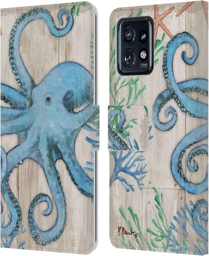 Miniatura 8 de Head Case Designs Officially Licensed Paul Brent Agate Mermaid Coastal Leather Book Wallet Case Cover Compatible with Motorola Moto Edge 40 Pro