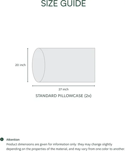 Miniatura 5 de Lacoste Juego de 2 fundas de almohada de 100% algodón percal – Fresco, crujiente, mate y duradero, certificado Oeko-Tex – Sólido, verde, estándar