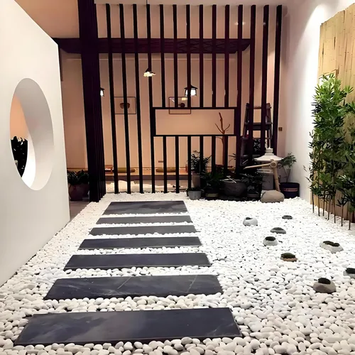 Miniatura 9 de FANTIAN Rocas blancas de río de 40 libras para paisajismo, guijarros pulidos de 1-2 pulgadas para plantas de interior, piedras blancas decorativas