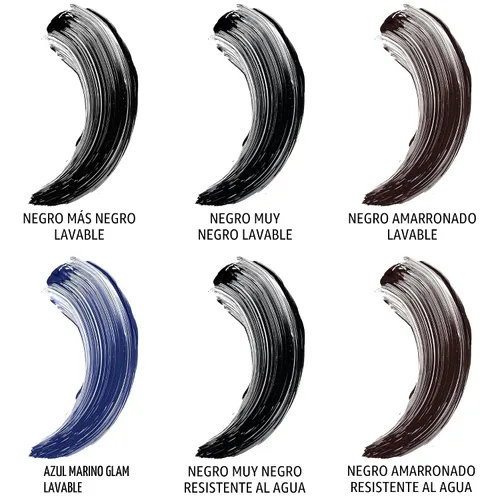 Miniatura 10 de Maybelline Volum' Express Falsies - Máscara de pestañas voluminizadora, lavable, color negro más negro, 1 unidad