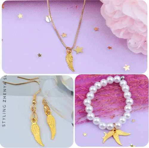 Miniatura 5 de 100 dijes de alas de ángel, de aleación tibetana, accesorios para hacer joyas, pulseras, collares, manualidades, suministros para fiestas