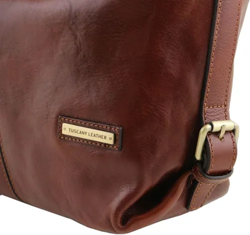 Miniatura 6 de Tuscany Leather Sabrina Bolso hobo de piel, Negro