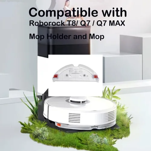 Miniatura 2 de Soporte de repuesto para placa de trapeador Roborock T7 / T8 / Q7 / Q7 MAX soporte para trapeador y trapeador