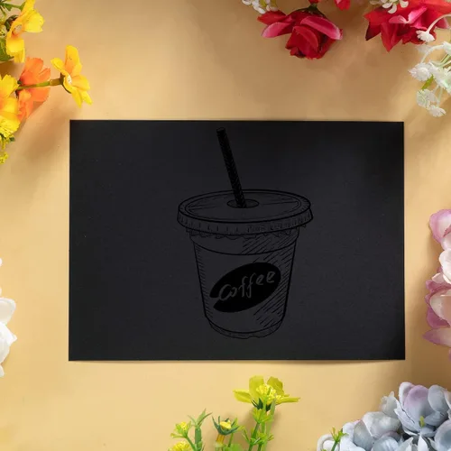 Miniatura 6 de Paquete de 100 hojas de cartulina gruesa en blanco de alta calidad para invitaciones, tarjetas de felicitación, postales, fotos, papel de 250GSM