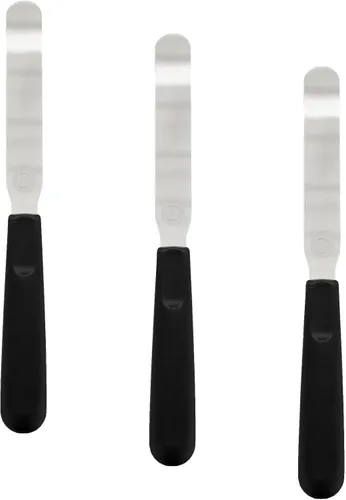 Miniatura 8 de Wilton Espátula de glaseado recta, herramienta de decoración de pasteles de acero inoxidable con mango ergonómico
