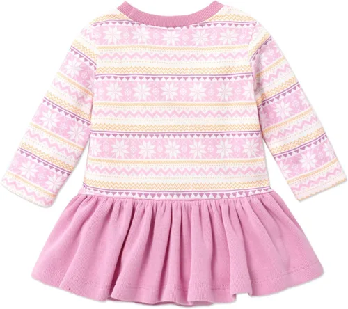 Miniatura 2 de Vestido de sudadera de manga larga con estampado de personajes de princesa Disney, para cumpleaños