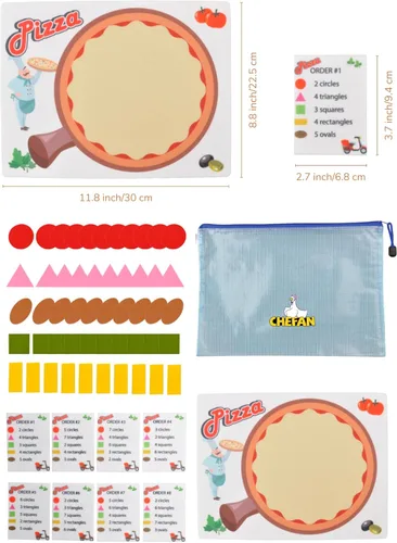 Miniatura 5 de CHEFAN Juguetes para niños pequeños, juguetes de aprendizaje de números para niños pequeños, juegos de matemáticas preescolares, manipuladores