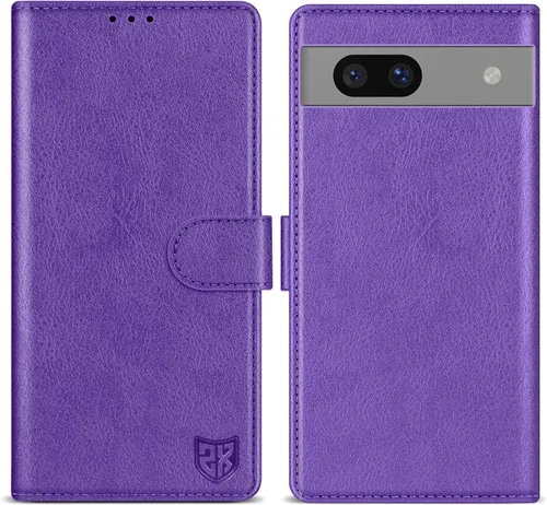 Miniatura 32 de ZZXX Funda tipo cartera para Google Pixel 7 con bloqueo RFID, ranura para tarjetas, función atril, cierre magnético, funda protectora de cuero