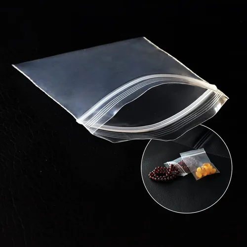 Miniatura 9 de Mini bolsas de plástico, 1000 unidades de 1.5 x 1.5 pulgadas, bolsas de almacenamiento reutilizables transparentes con cremallera para joyas