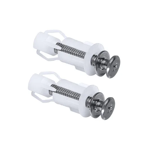 Tornillos de asiento de inodoro de fijación superior, tapa de tuerca, fijación de cacerola, kit de montaje de agujeros ciegos, accesorios