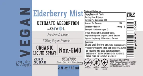Miniatura 7 de Extracto líquido orgánico de saúco (Sambucus Nigra) - Fórmula líquida de calidad para niños y adultos - altos niveles de flavonoides, fácil