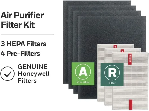 Miniatura 3 de Honeywell Kit de Repuesto de Filtro Purificador de Aire HEPA para Purificadores de Aire de las Series HPA300, HPA3300, HPA5300, HPA8350, Paquete