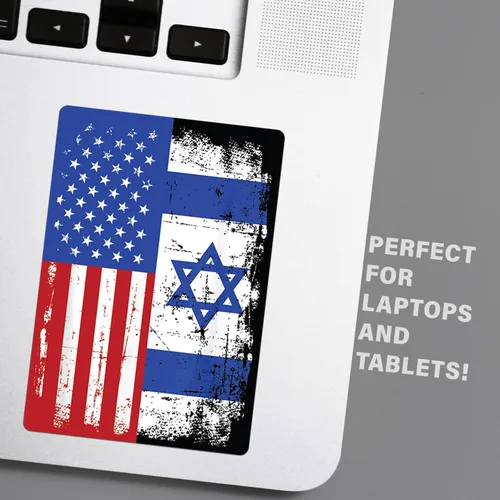 Miniatura 5 de Adhesivos de vinilo para defensores y aliados (Estados Unidos e Israel)