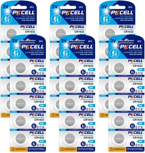 Miniatura 7 de PKCELL CR 1632 Batería de litio 3V CR1632 Batería (5 unidades (paquete de 1))