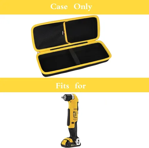 Miniatura 7 de Mchoi Estuche de almacenamiento rígido para taladro inalámbrico DEWALT 20V MAX en ángulo recto DCD740C1 / DCD740B, solo funda