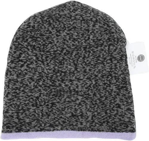 Miniatura 5 de Bioworld Kuromi Flame Skull - Gorro reversible gris, negro y morado, Multi colorido