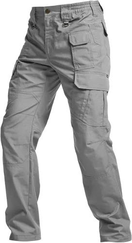 Miniatura 8 de CQR Pantalones tácticos para hombre, resistentes al agua, pantalones cargo Ripstop, ligeros EDC trabajo, senderismo, ropa para exteriores