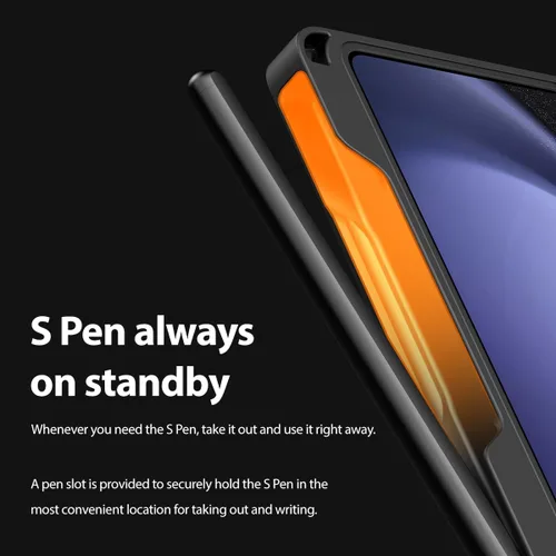Miniatura 3 de araree Nukin 360 P - Funda para Samsung Galaxy Z Fold 5 con ranura para S Pen y protección de bisagra, cubierta protectora ligera de policarbonato