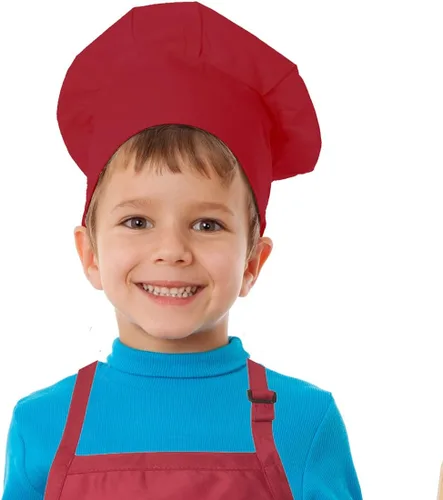 Miniatura 2 de Sombrero de chef personalizado para niños, sombrero ajustable bordado personalizado para niños pequeños y niños de 3 a 13 años, mezcla