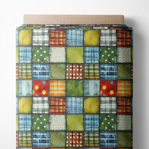 Miniatura 56 de Paquete de tela de algodón de color sólido, 50 cuadrados precortados (8 x 8 x 8 pulgadas), 100% algodón, 120 GSM, fabricado en Türkiye