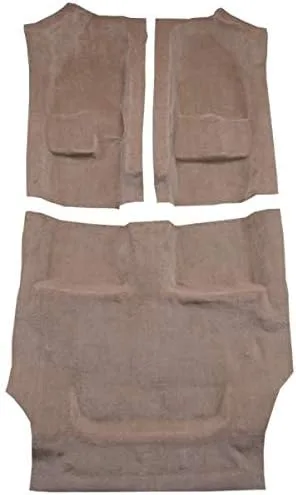 ACC Alfombra de marca compatible con Ford Explorer 2016 a 2019, 4 puertas, solo área de pasajeros (801-pelo de corte de felpa negra)