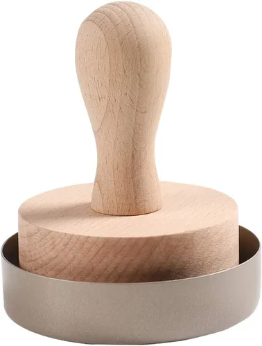 lasenersm 1 Unidades de herramienta de tarta de huevo, herramienta de prensa de tarta de madera, empujador de pastelería de madera, empujador de