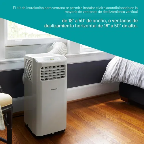 Miniatura 3 de Hisense Ventilador deshumidificador de enfriamiento portátil de 6,000 BTU para habitaciones más pequeñas de hasta 250 pies cuadrados, control