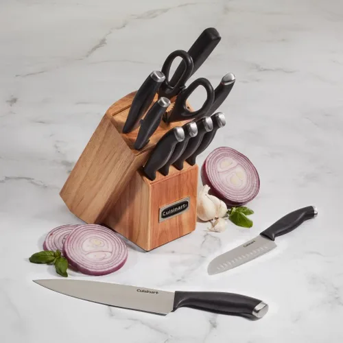 Miniatura 6 de Cuisinart C77SSB-12P Color Pro Collection - Juego de cuchillos (12 piezas), color negro Negro/ acero inoxidable
