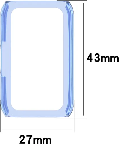 Miniatura 2 de Funda compatible con Huawei Honor Band 6 Watch Protector de pantalla de PC suave a prueba de golpes, protector delgado de parachoques protector