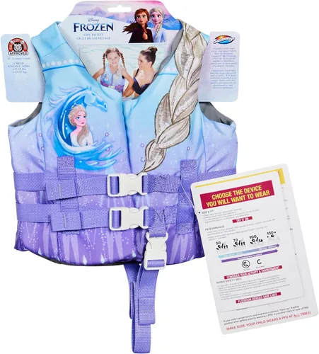 Miniatura 4 de SwimWays Disney Princess - Chaleco salvavidas de natación para niños, aprobado por la Guardia Costera de EE. UU., flotadores de piscina y chalecos