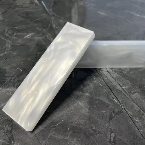 Miniatura 6 de Mejora las asas de tus cuchillos y empuñaduras de pistola con la placa de resina epoxi de resina acrílica de concha – Losa de resina de alto brillo
