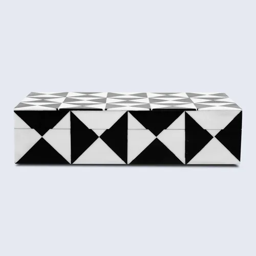 Miniatura 5 de Handicrafts Home Caja de recuerdo decorativa de 8 x 5 – Pequeña caja organizadora con tapa, almacenamiento decorativo Boho, caja de memoria retro