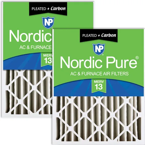 Miniatura 15 de Nordic Pure 12 x 24 x 4 (tamaño real: 11 1/2 x 23 3/8 x 3 5/8) de carbono puro plisado para reducción de olores Merv 8, filtro para horno, 1 paquete