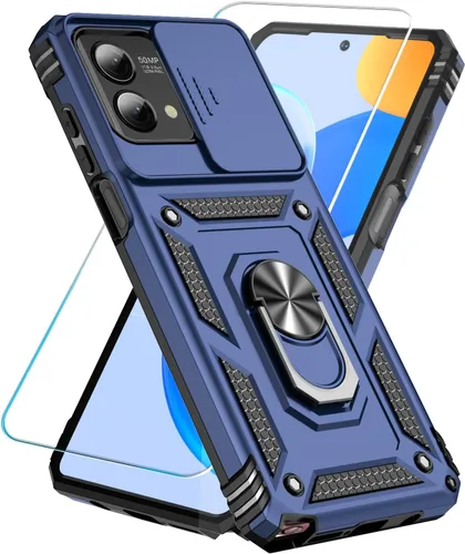 Miniatura 15 de SunStory Funda para teléfono Motorola Moto G Stylus 5G 2023 con protector de pantalla HD y cubierta deslizante para la cámara y patas de apoyo, Negro